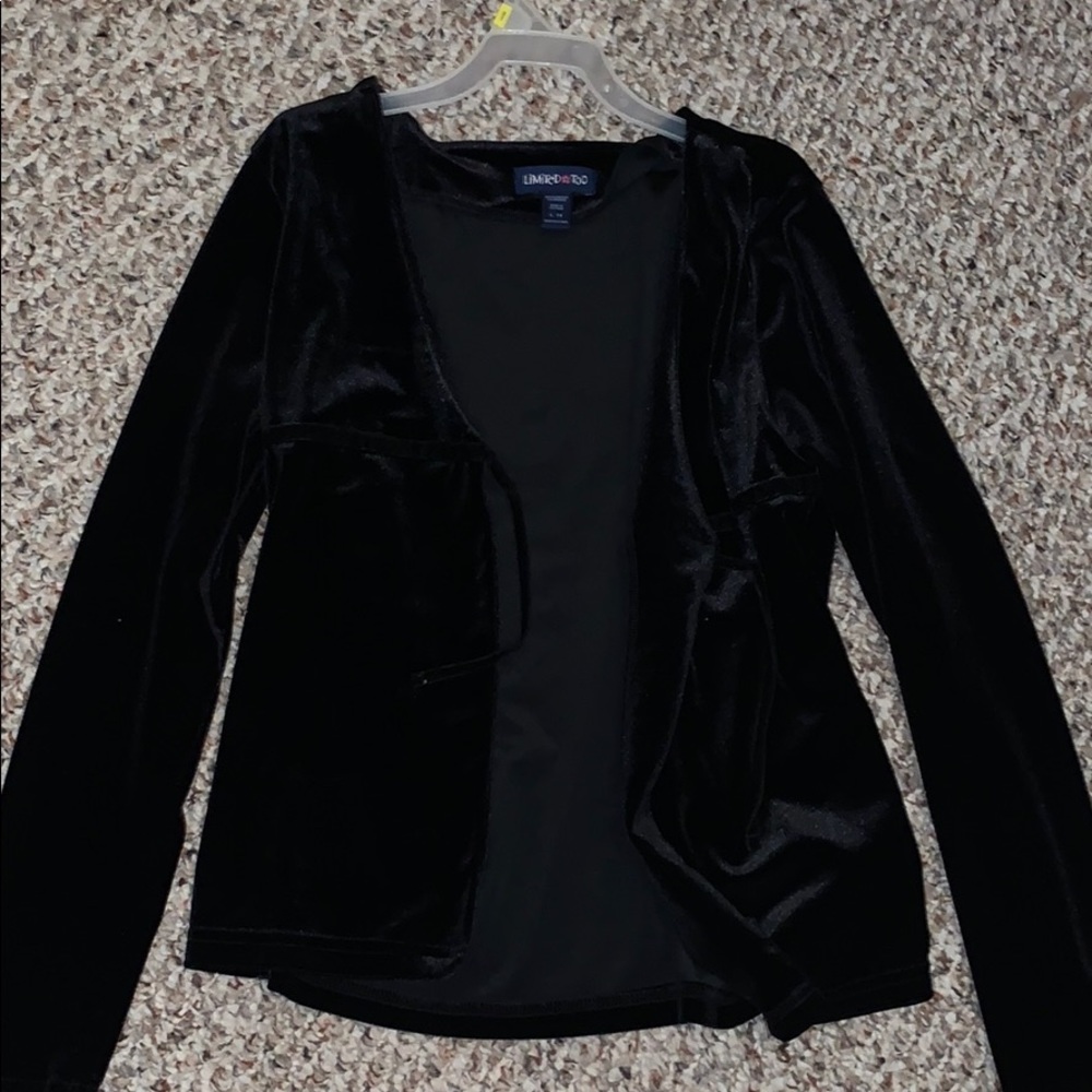 Limited Too velvet sweater